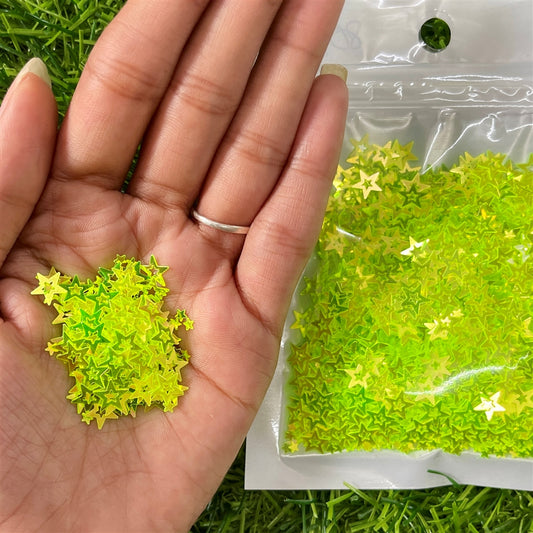Lime Shimmer Sequin Mix