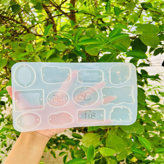 Om Swastik Fusion Rakhi Mould – 14 Cavities