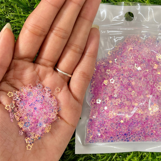 Pink Gold Shine Sequin Mix