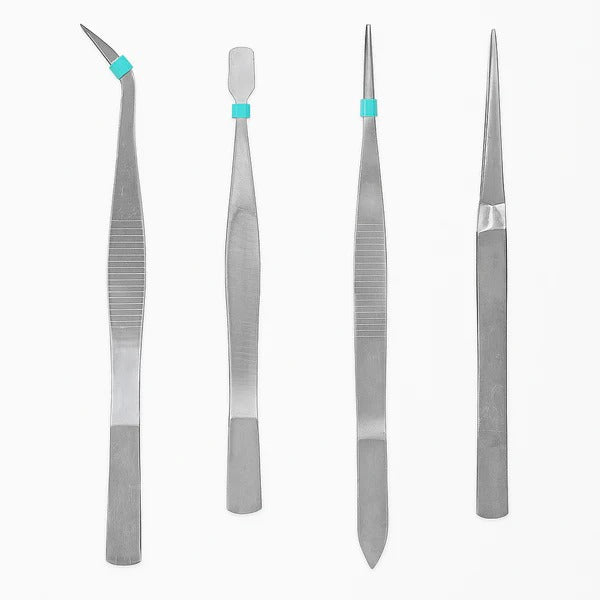 Plucker Tweezer 4 Pc Set