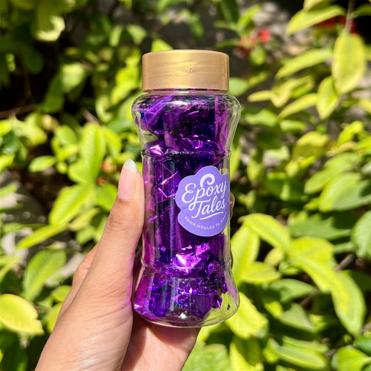 Purple Foil Bottle