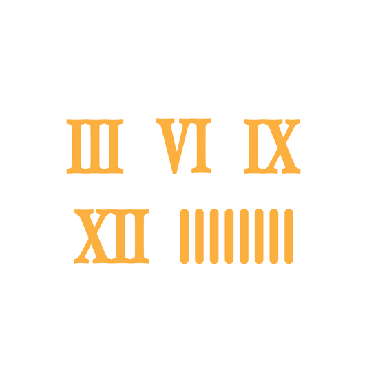 Roman Numbers With Sticks