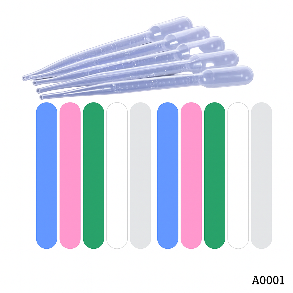 Resin Mixing Stick (5pc) + Dropper Set (5pc) | Must-Have Resin Tools Combo