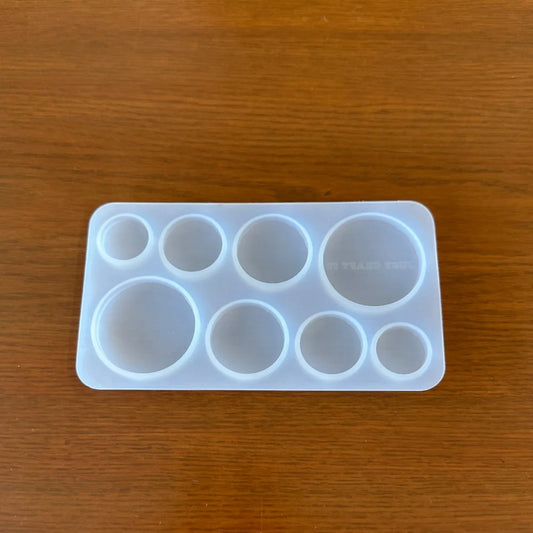 Round 8 cavity Bracelet 3×5.5inch Silicon Mould