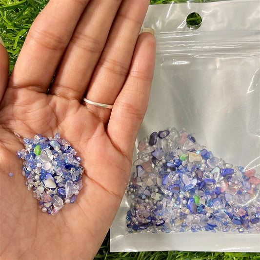 Sapphire Crystal Chips – 20g Pack