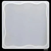 Square Agate Zigzag 4x4Inch 5mm Depth Silicon Mould