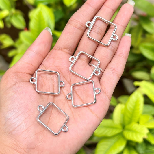 Square Silver Charm Pack (Set of 5)