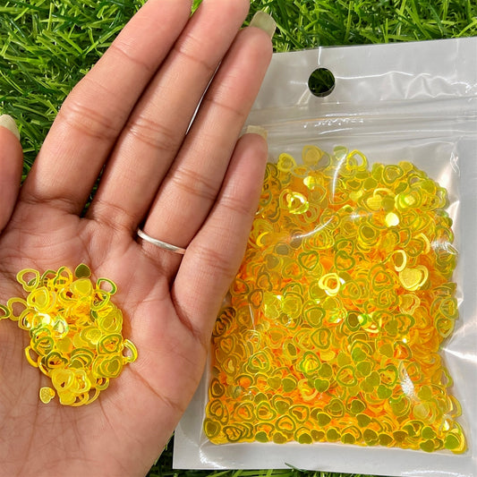 Sunshine Yellow Sequin Mix