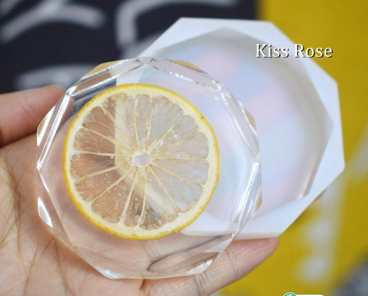 Round Diamond Coaster 3inch Silicon Mould