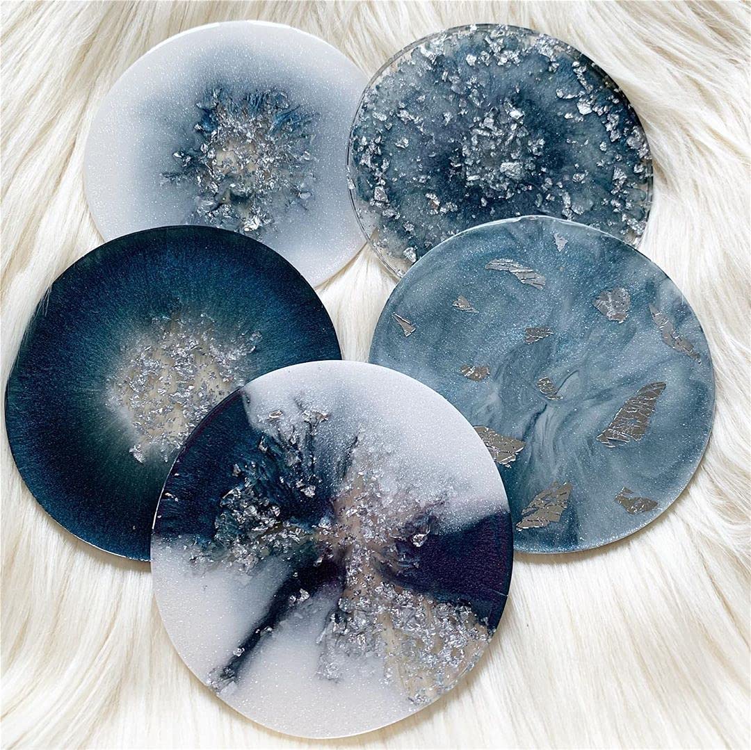 Round Plain 05x05Inch 8mm Depth Silicone Mould