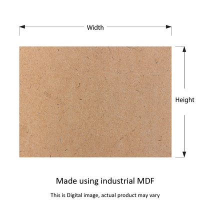 Plain Rectangle MDF Base