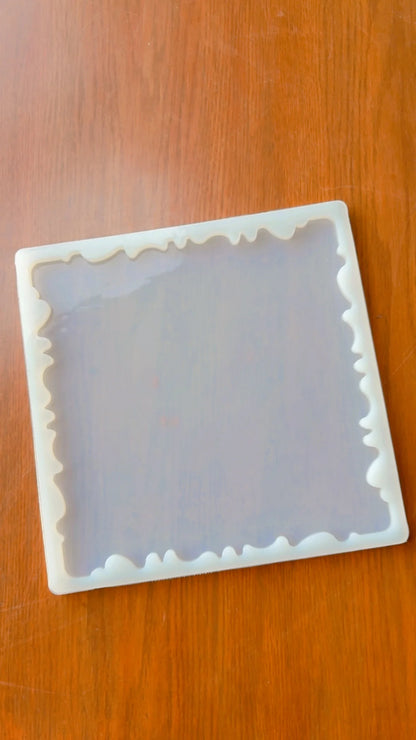 Square Agate Zigzag 2Inch Silicon Mould