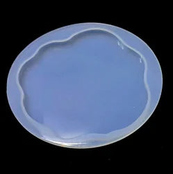 Round Agate Zigzag 04x04In 5mm Depth Silicon Mould