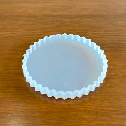 Round Crinket Coaster 4x4In 7mm Depth Silicon Mould