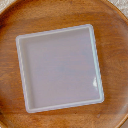 Square Plain 04x04Inch 8mm Depth Silicon Mould